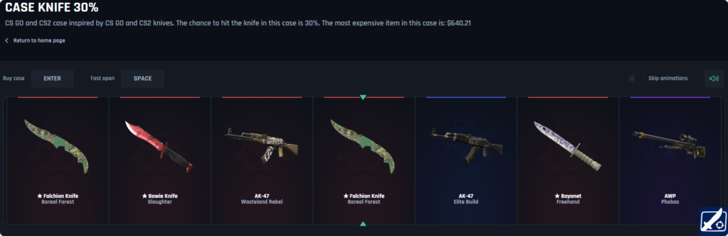 CaseDrop.eu Case Opening and Skins Upgrader Overview