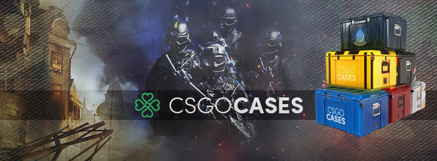 CSGOCases Hero Image with CS2 Skins