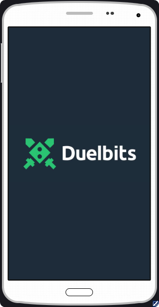 Duelbits Mobile Betting Interface on Smartphone