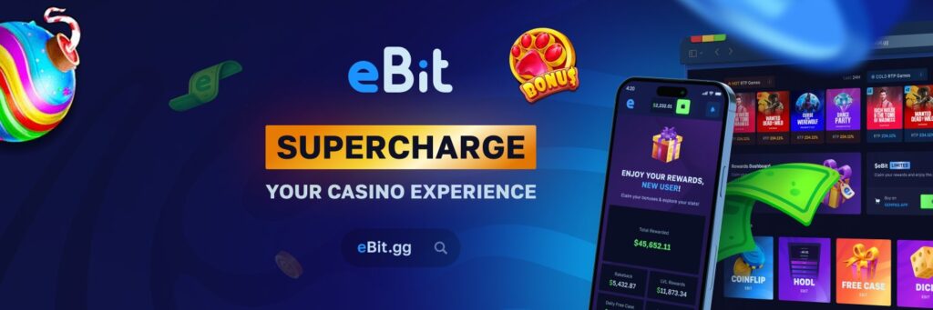 eBit Casino - Online Gaming Platform with 100% Deposit Bonus