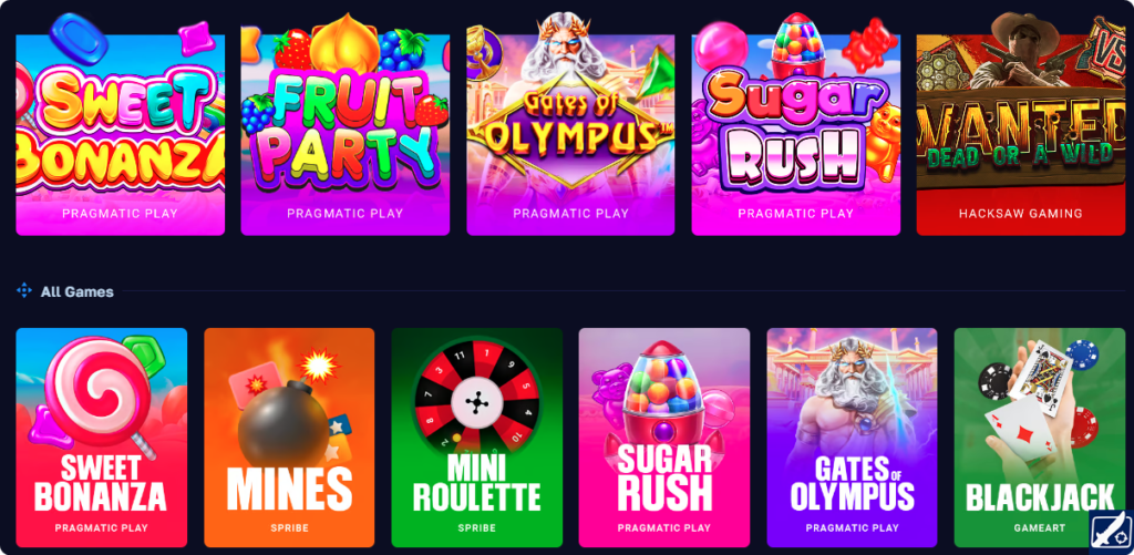 eBit Casino Games - Slots, Card Games, and Exclusive Titles