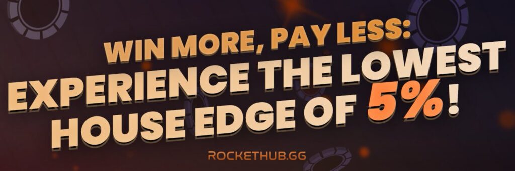 RocketHub.gg Skin Betting Platform – Rust, CS2, Dota2