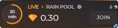 Skincade promotional banner for Rain Pool bonus with free gems