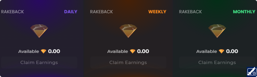 skincade rakeback bonus feature