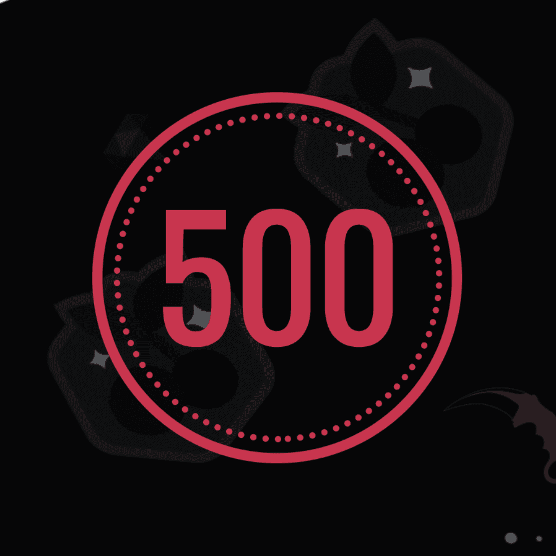 500 casino logo