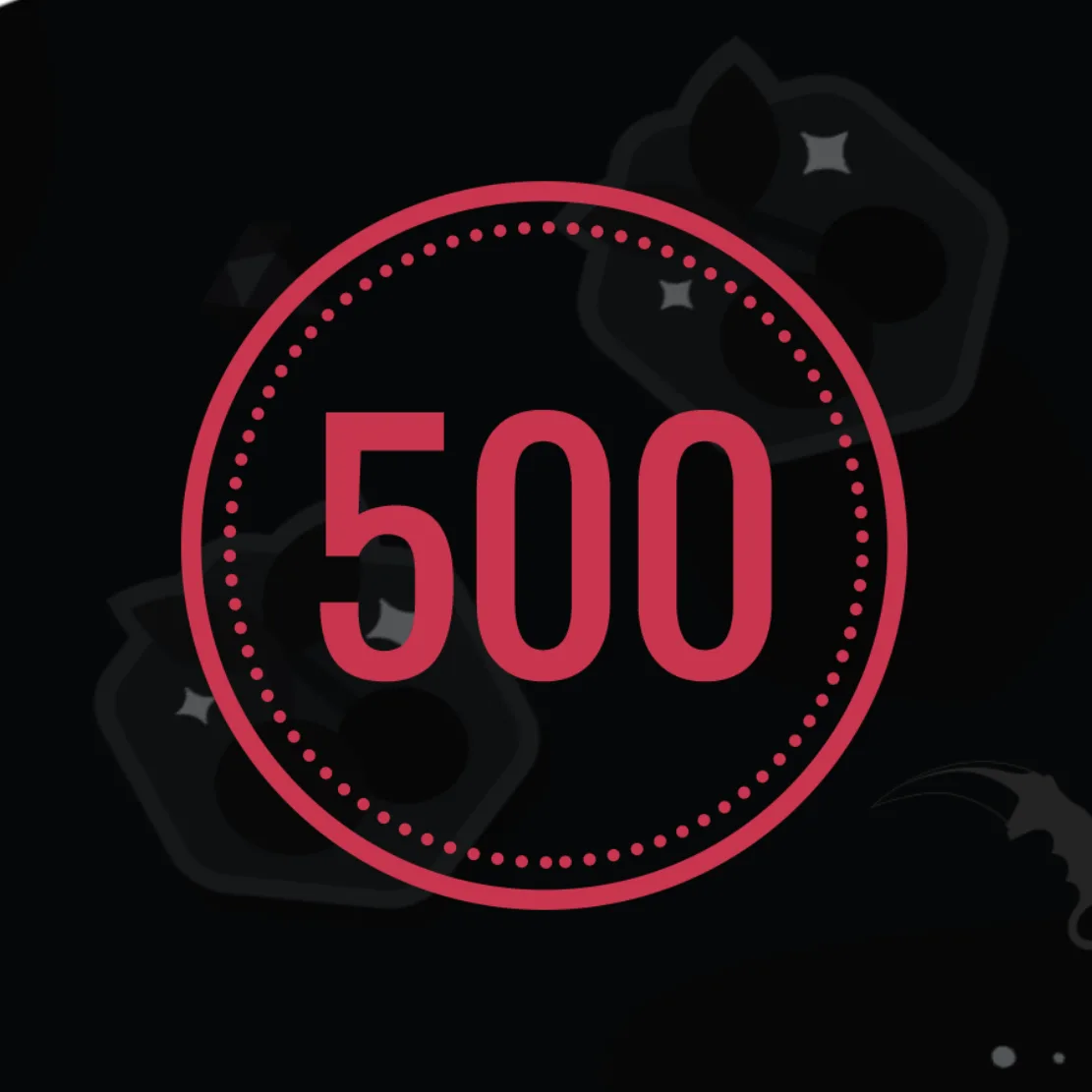500 casino logo