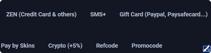 Multiple Payment Methods Available at CSGOCases CSGOCases Payment Methods Infographic