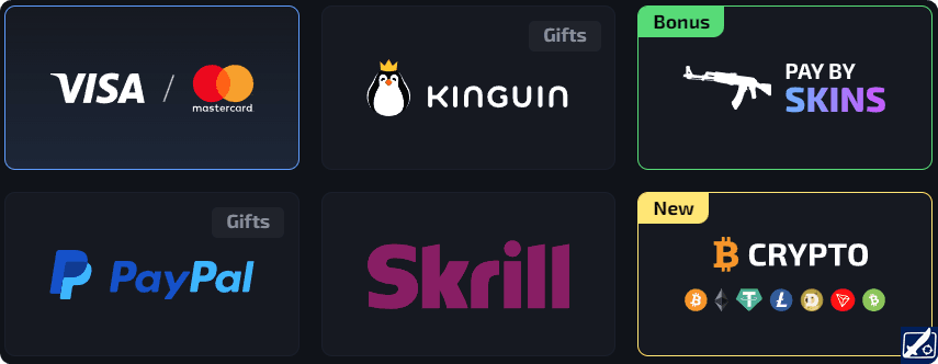 G4Skins Deposit Methods