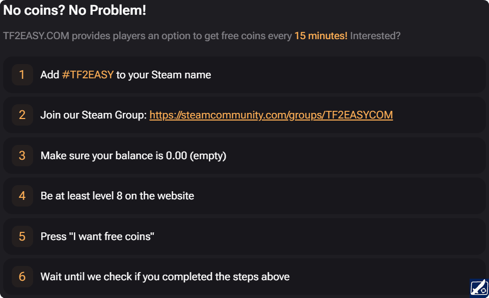 SPEASY Promo Code TF2Easy Promo Code SPEASY for 20 Free Coins