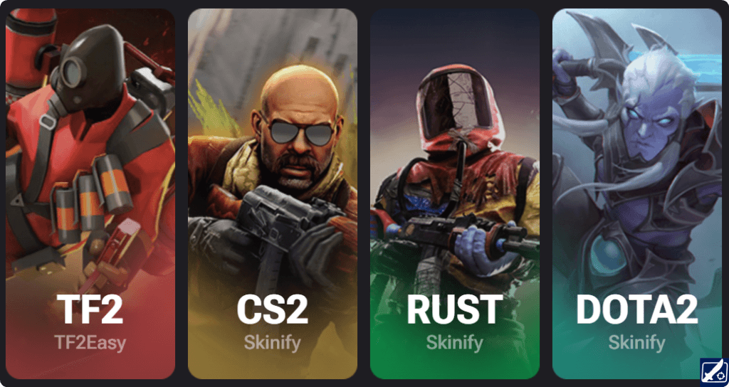 Payment Methods - Supported Skins TF2Easy Supported Skins for Payment Methods