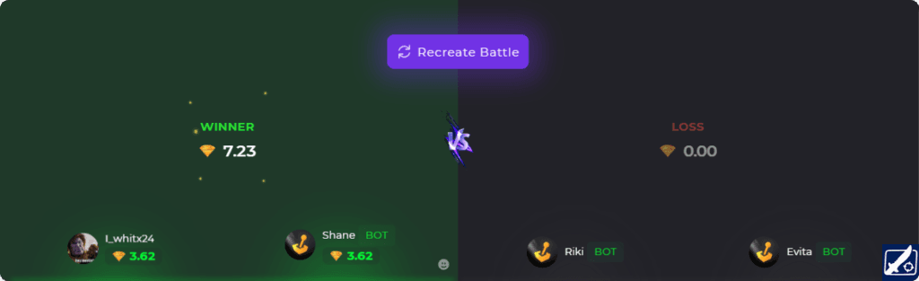 Challenge other players in Skincade's Case Battles for big skins rewards Compete in Skincade's Case Battles and win high-value items